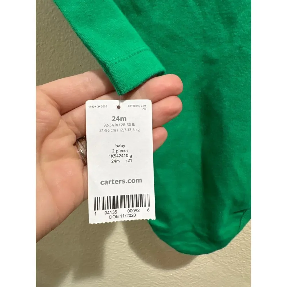 Carters My First St Patrick’s Day Onesie Set Size 24 months new